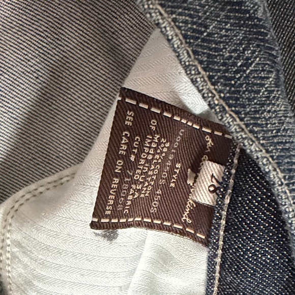 Women’s High Waist Edie 7 for all Mankind Jeans Slim Straight in Faded  size 28 - Picture 5 of 7